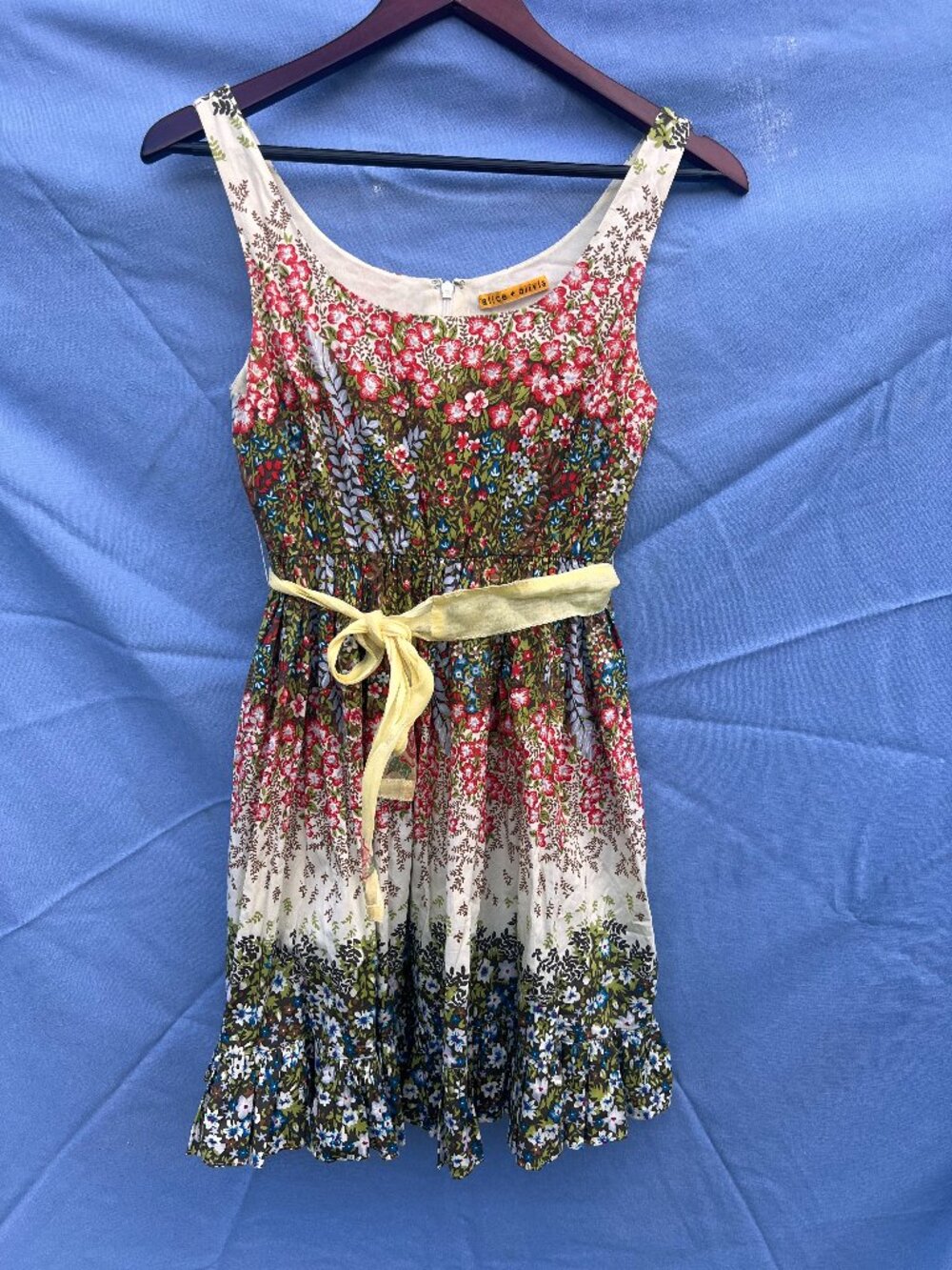 Alice and Olivia Silk Floral Dress